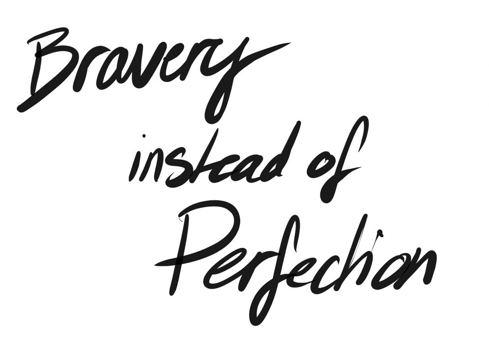Texte Bravey instead of perfection